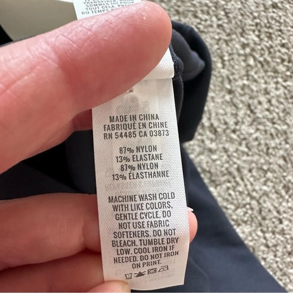 Aerie Grayish Blue High-Waisted 7/8 Leggings Size Large Short - Picture 6 of 10